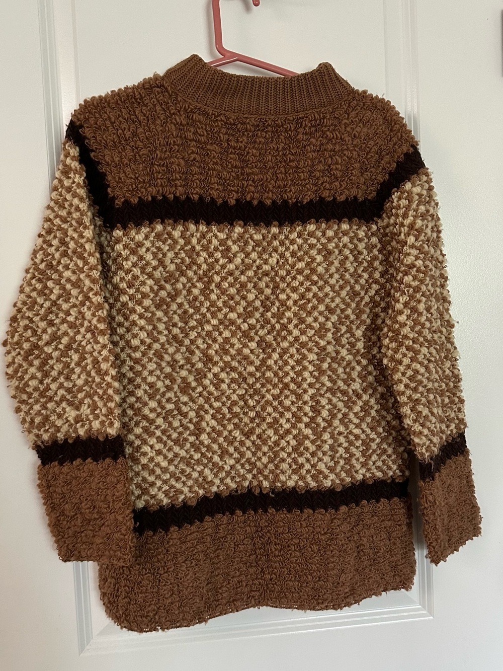 Vintage Jack Winter Brown Colorblock Sweater